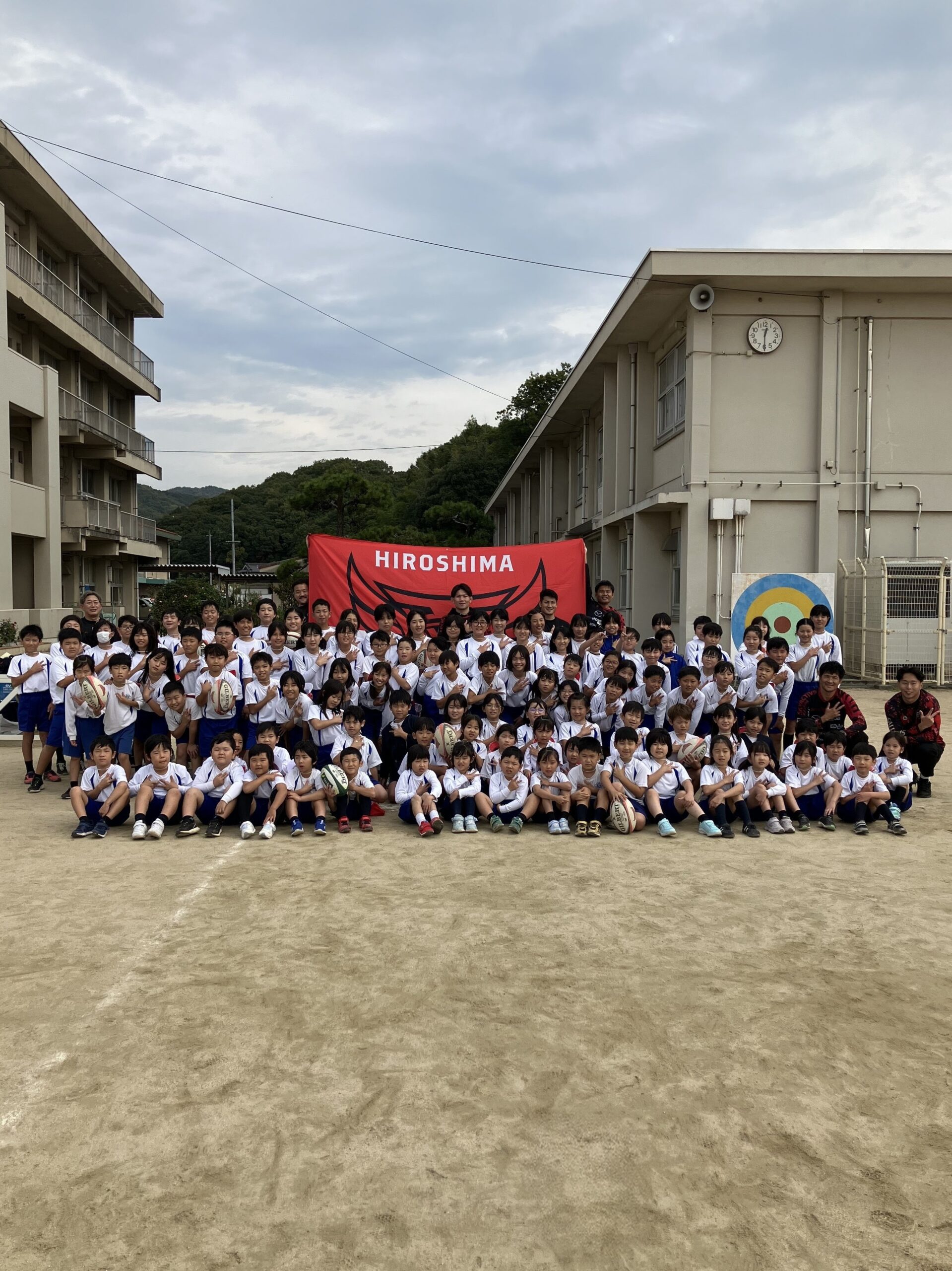金江小学校タグラグビー教室を実施しました 画像