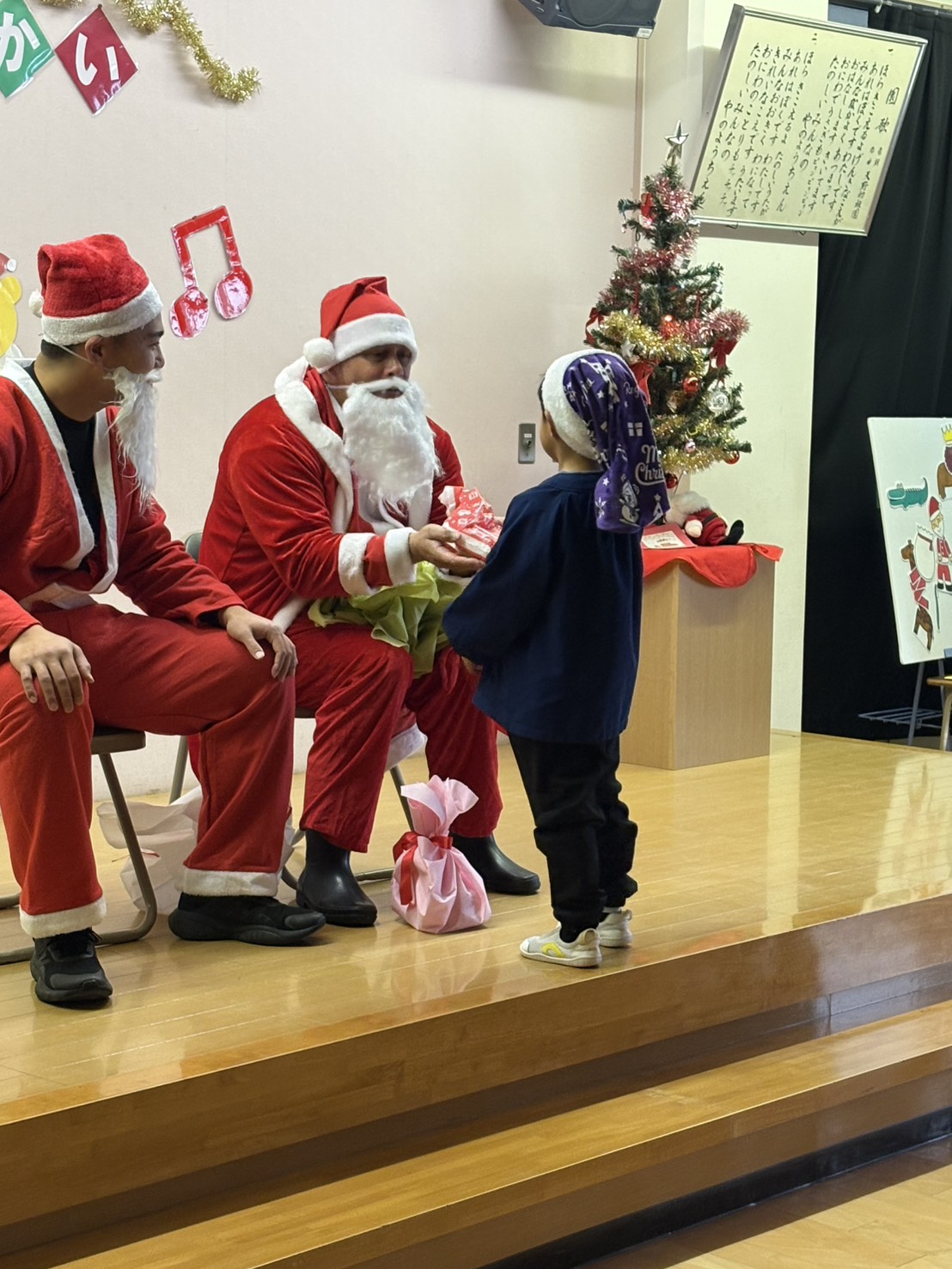 矢野幼稚園クリスマス会に参加しました 画像