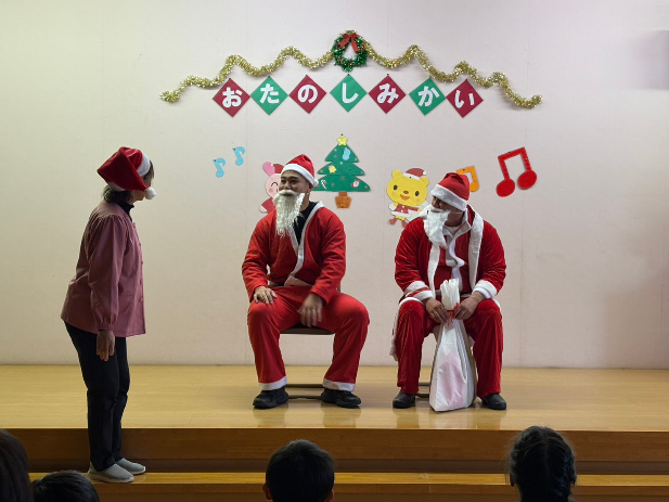矢野幼稚園クリスマス会に参加しました 画像